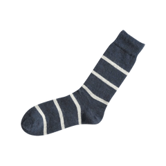 NISHIGUCHI KUTSUSHITA Oslo Mohair Boarder Stripe Socks