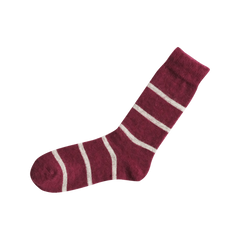 NISHIGUCHI KUTSUSHITA Oslo Mohair Boarder Stripe Socks