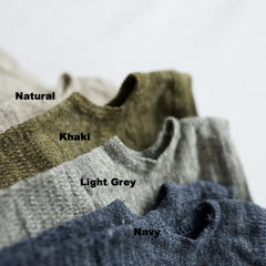 NISHIGUCHI KUTSUSHITA Teni Long Linen Arm Warmers