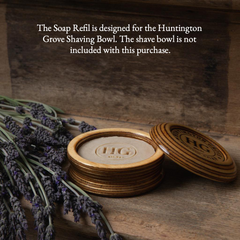 Huntington Grove Luxury 100g Shave Soap Refill