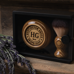 Huntington Grove Luxury Shaving Bowl and Brush Set