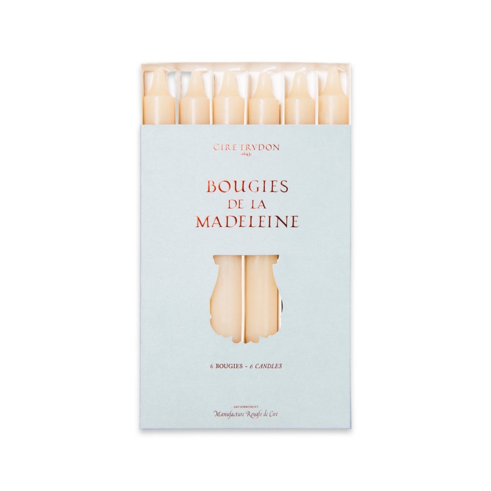 Trudon Madeleine Taper Candle - Set of six