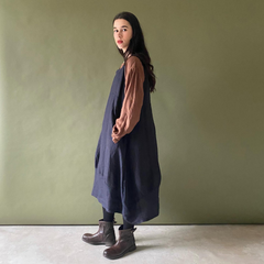 Montaigne Anaïs Linen Pinafore Smock Dress