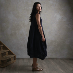 Montaigne Anaïs Linen Pinafore Smock Dress