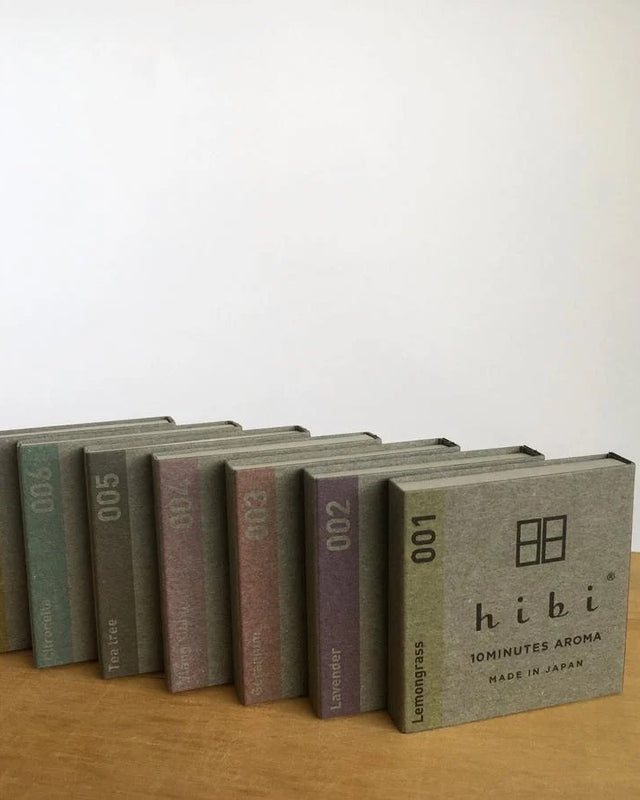 Hibi 10 Minute Incense: Modern Scents