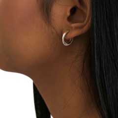 Pelé Moto Silver Hoops