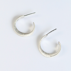 Pelé Moto Silver Hoops
