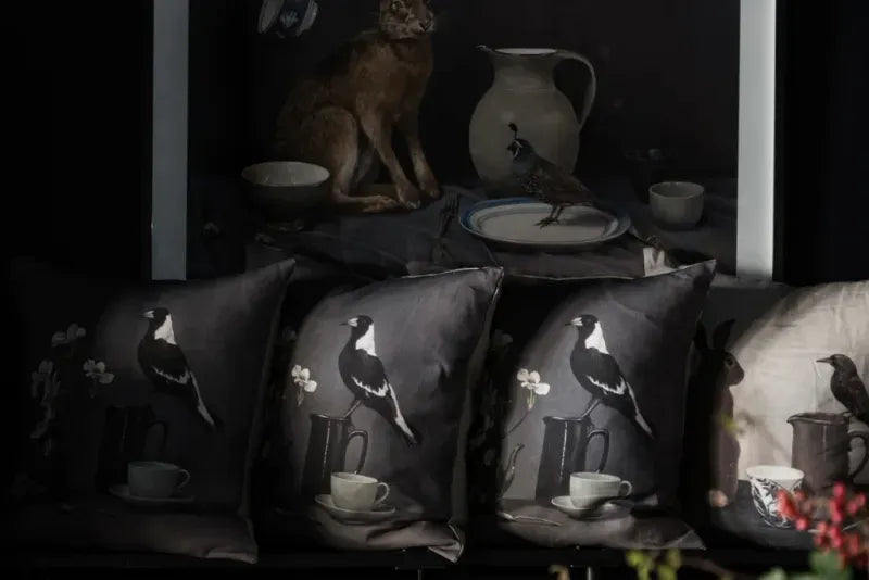 Anita Mertzlin work displayed at Manteau Noir