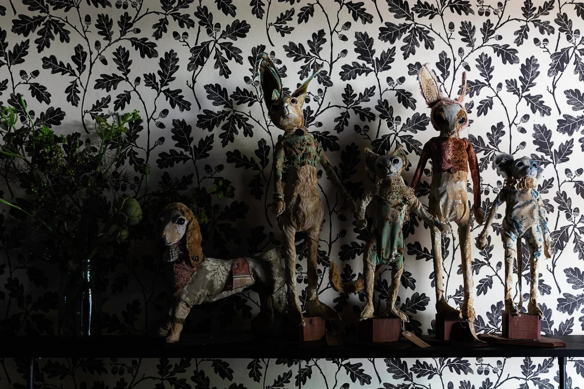Collection of Hip Hip Decay sculptures at Manteau Noir
